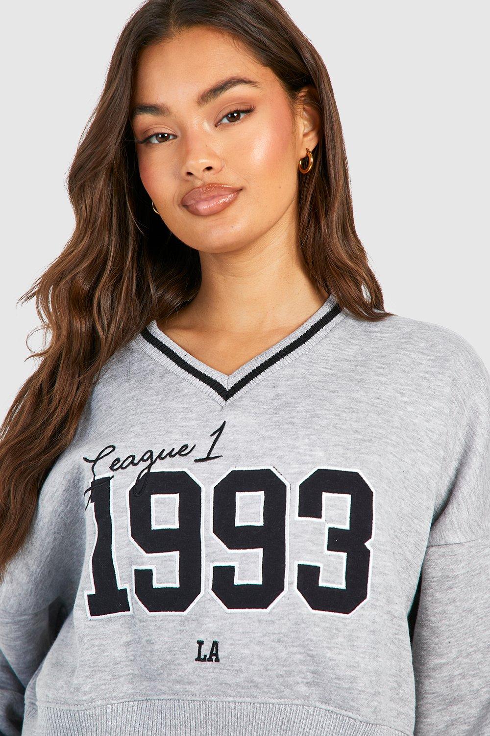 Champion cropped boxy discount sweatshirt